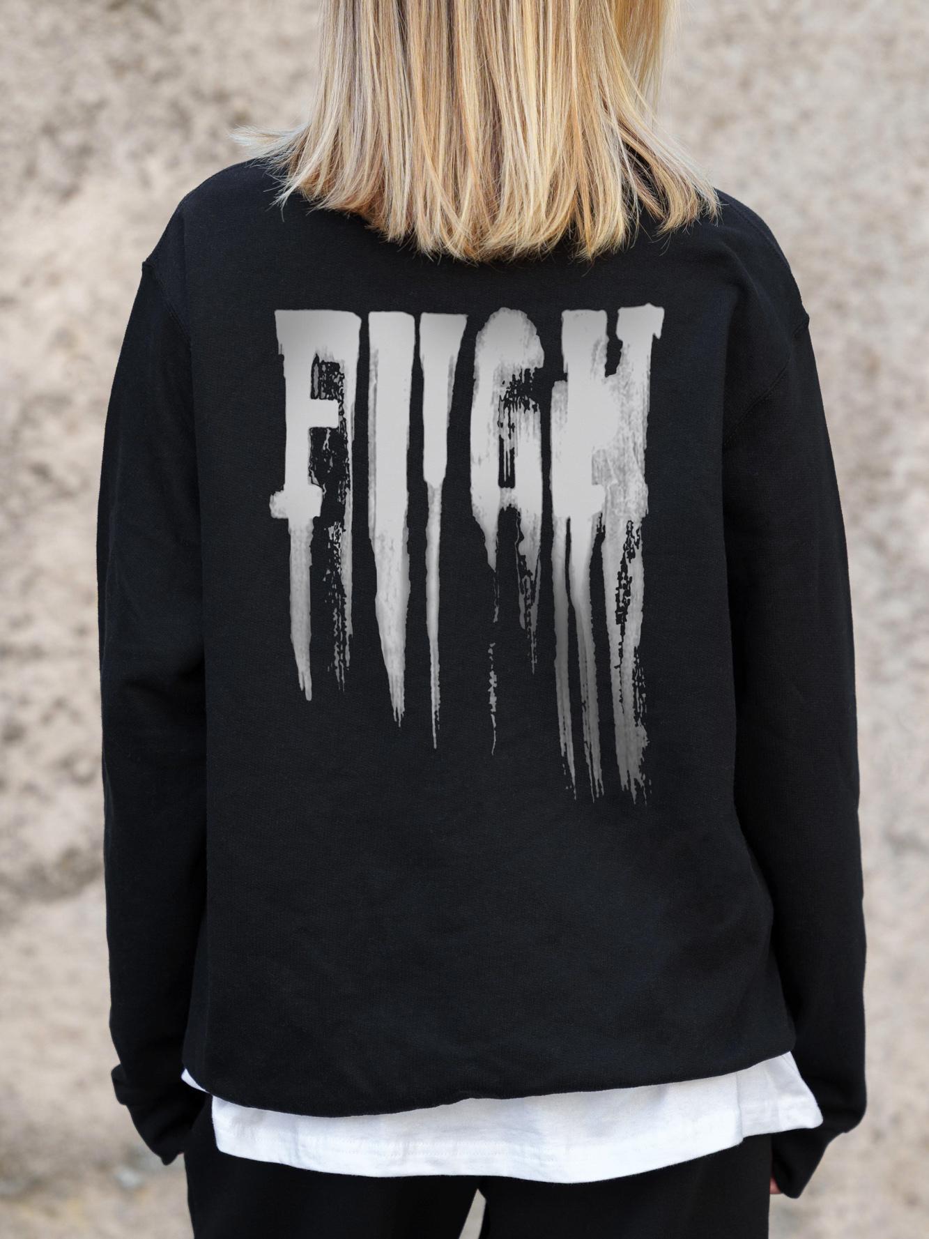 Свитшот оверсайз с принтом Without Fight 2XL/3XL Black (2XL/3XL8055608) - фото 7 Свитшот оверсайз с принтом Without Fight 2XL/3XL Black (2XL/3XL8055608) - фото 7