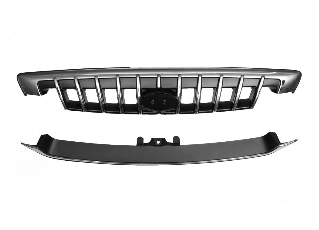 Решетка радиатора AVTM Hyundai H-1 2000-2005 верх+низ без эмблемы (183211995A)