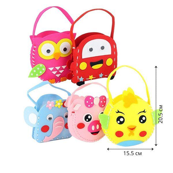 Набор для шитья C01093 Сумочки девочке 6 шт. (26251005) - фото 6