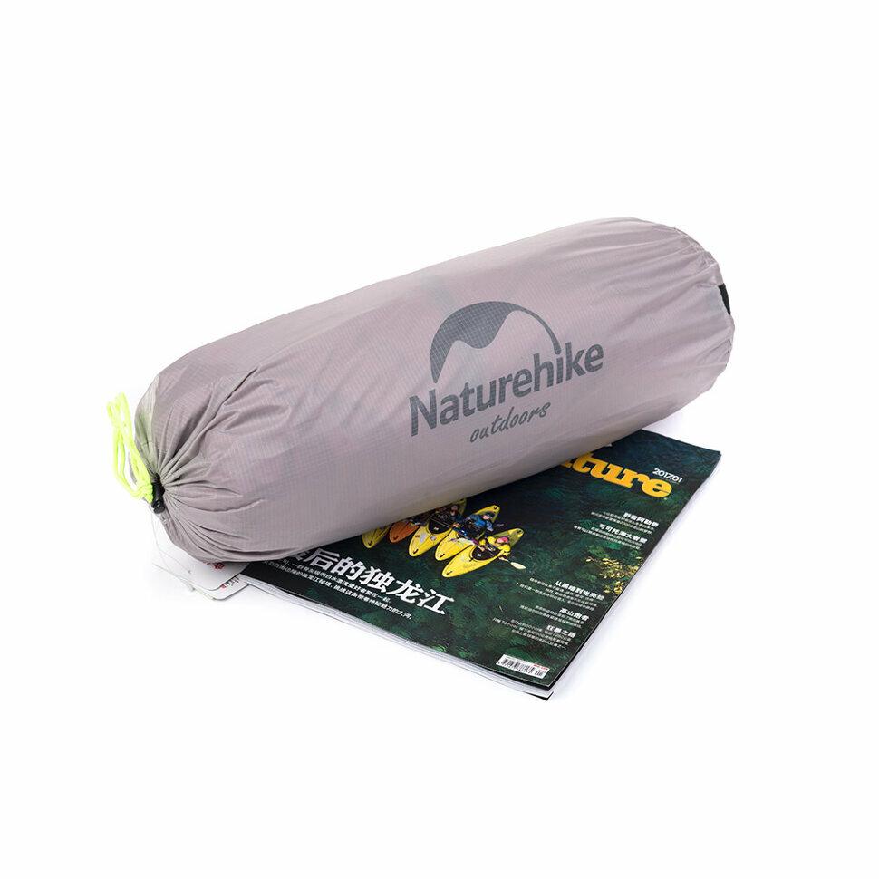 Палатка сверхлегкая Naturehike Cloud Up 2 Updated NH17T001-T 20D двухместная с футпринтом Серый (57559) - фото 3