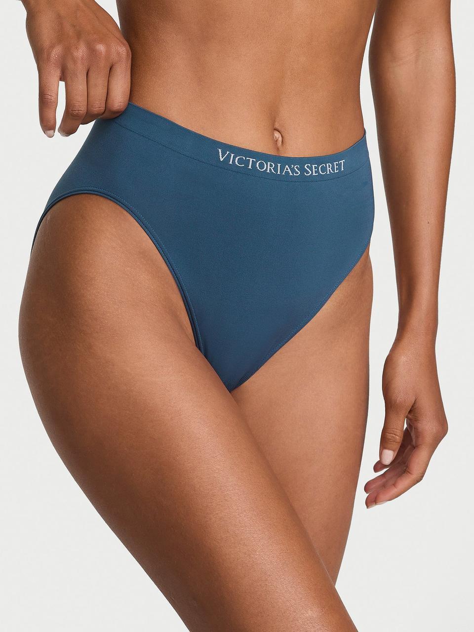 Трусики женские Victoria's Secret Seamless High-Leg Brief XXL Синий (7114439124739)