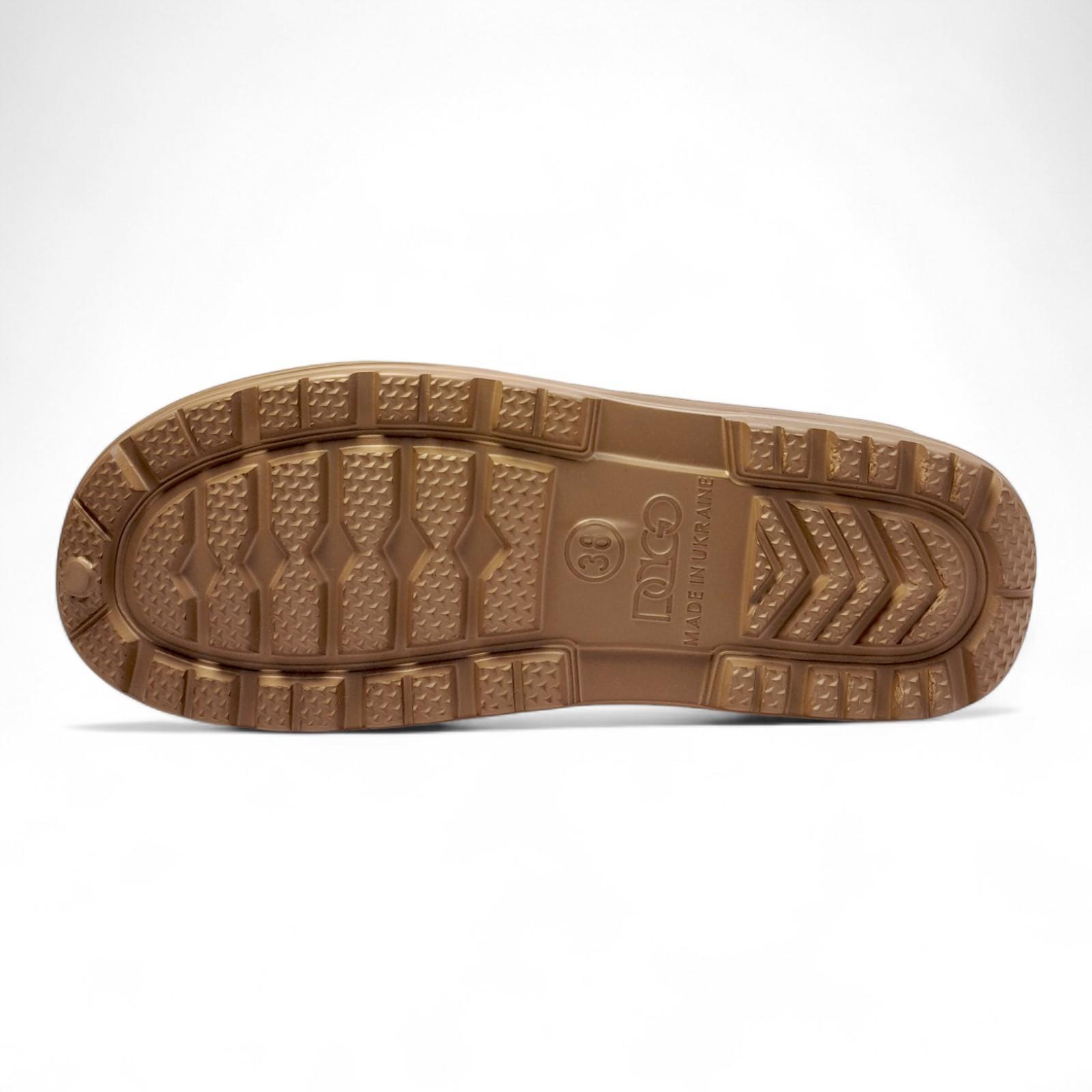 Галоши женские высокие утепленные dagostyle р. 40 26 см Бежевый (2807765055) - фото 5