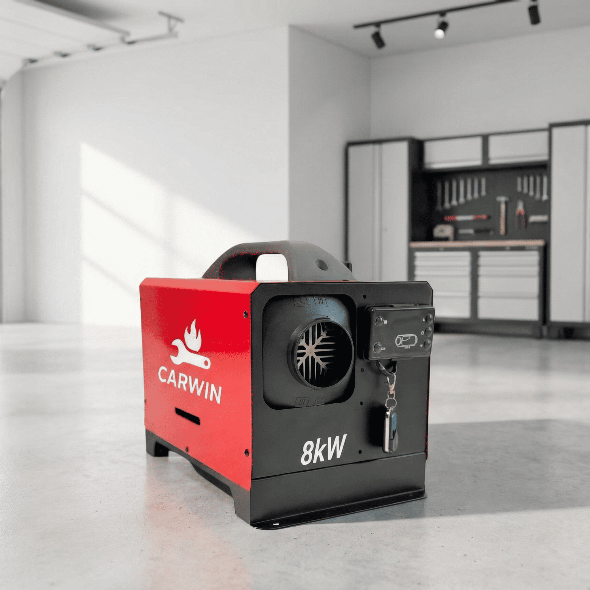Дизельный автономный обогреватель CARWIN с LCD-дисплеем и пультом ДК 8 кВт Красный (С800 (7) Дизельный автономный обогреватель CARWIN с LCD-дисплеем и пультом ДК 8 кВт Красный (С800 (7)