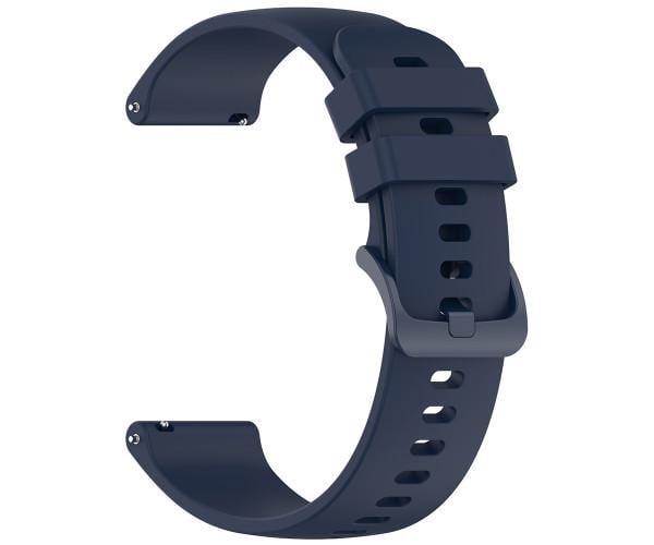 Ремешок Silicone для Hoco Y41/Y38/Y35/Y33/Y27/Y26/Y24 22 мм Темно-синий