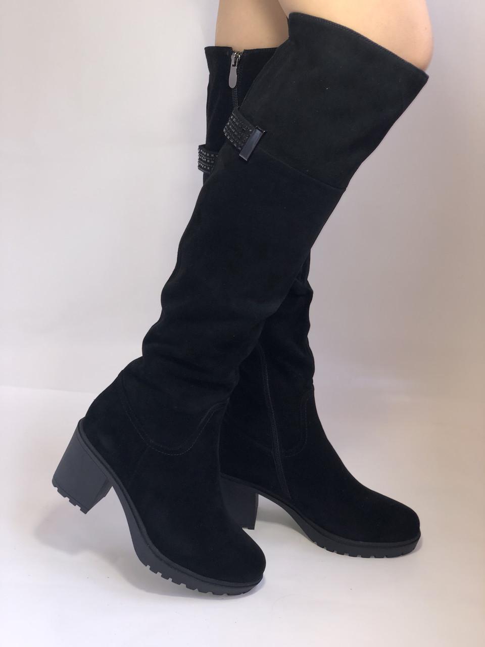 Ботфорти жіночі зимові Molka р. 39 25,0 см Чорний (2357) - фото 3 Ботфорти жіночі зимові Molka р. 39 25,0 см Чорний (2357) - фото 3