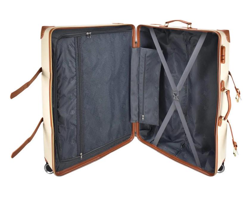 Валіза SEMI LINE T5670-4 28" L Ecru/Brown (52978) - фото 7 Валіза SEMI LINE T5670-4 28" L Ecru/Brown (52978) - фото 7