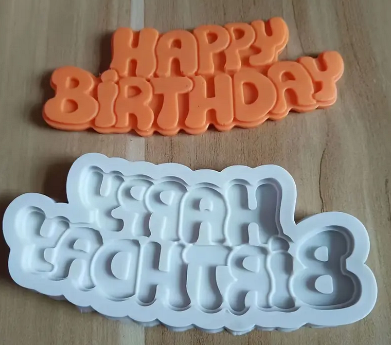 Форма силіконова для дня народження Білий (SAM-07721) - фото 3