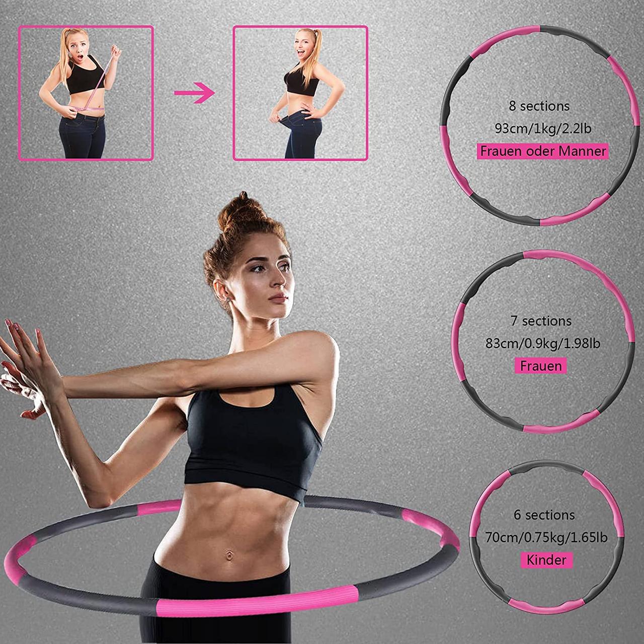 Обруч для фитнеса Qunpon Хула-хуп регулируемый 94 см - фото 3 Обруч для фитнеса Qunpon Хула-хуп регулируемый 94 см - фото 3