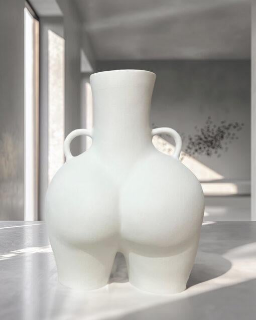 Ваза BIG LOVE 34х28 см Белый матовый