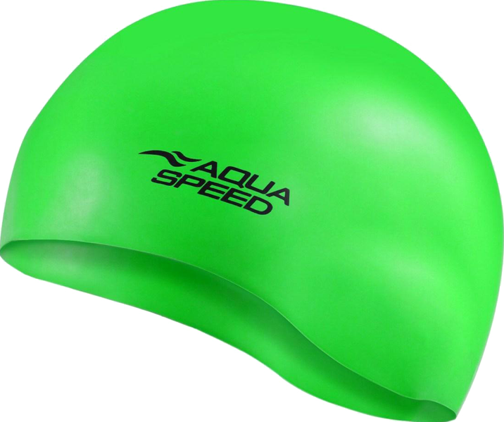 Шапочка для плавания Aqua Speed MONO Уни силикон Салатовый (6936116102270)