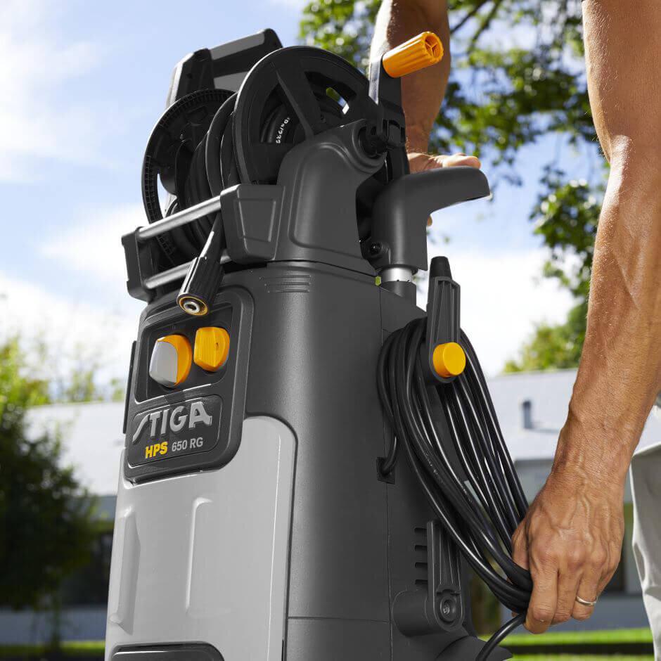 Мойка высокого давления Stiga HPS650RG 2,8 кВт 150 бар 12 м (628760) - фото 6 Мойка высокого давления Stiga HPS650RG 2,8 кВт 150 бар 12 м (628760) - фото 6