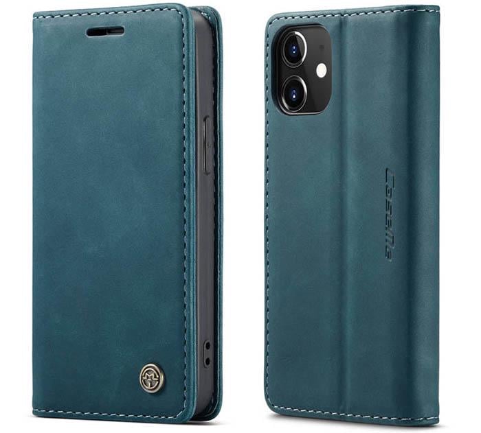 Чехол книжка с магнитом CaseMe на Apple iPhone 12 Sea Green (20826-56)