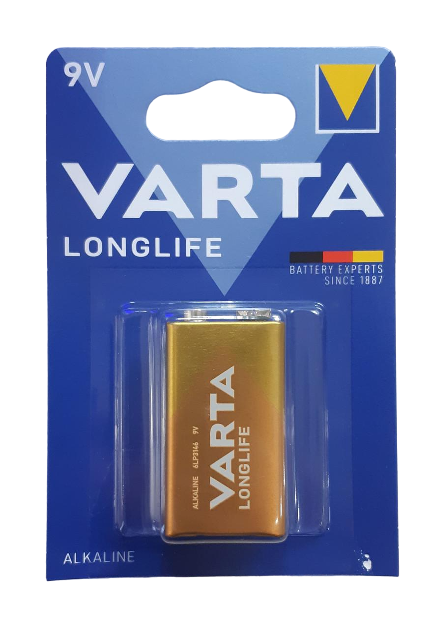 Батарейка Varta Longlife 9V/6LR61 (11856402)