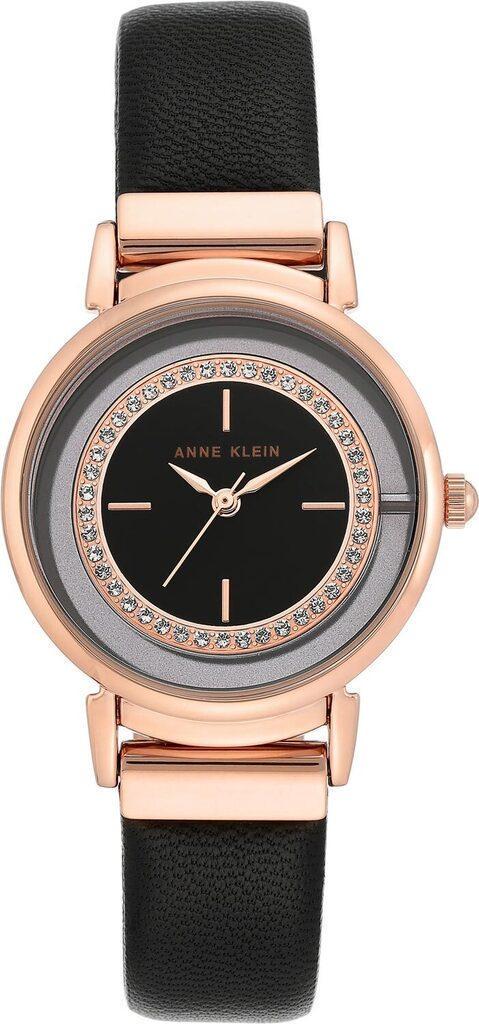 Наручные часы женские Anne Klein AK/3720RGBK с черным циферблатом