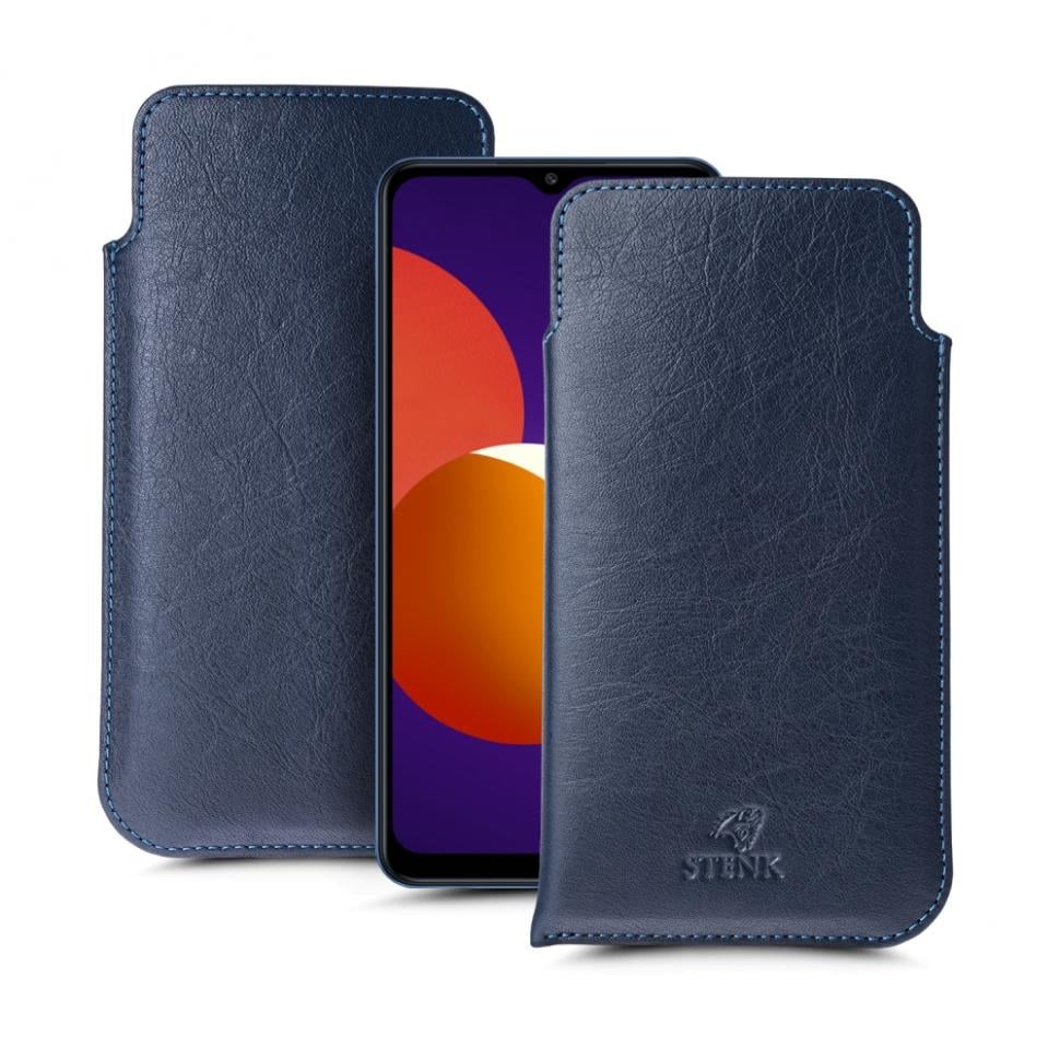 Футляр Stenk Elegance для Samsung Galaxy M12 Синий (68969)
