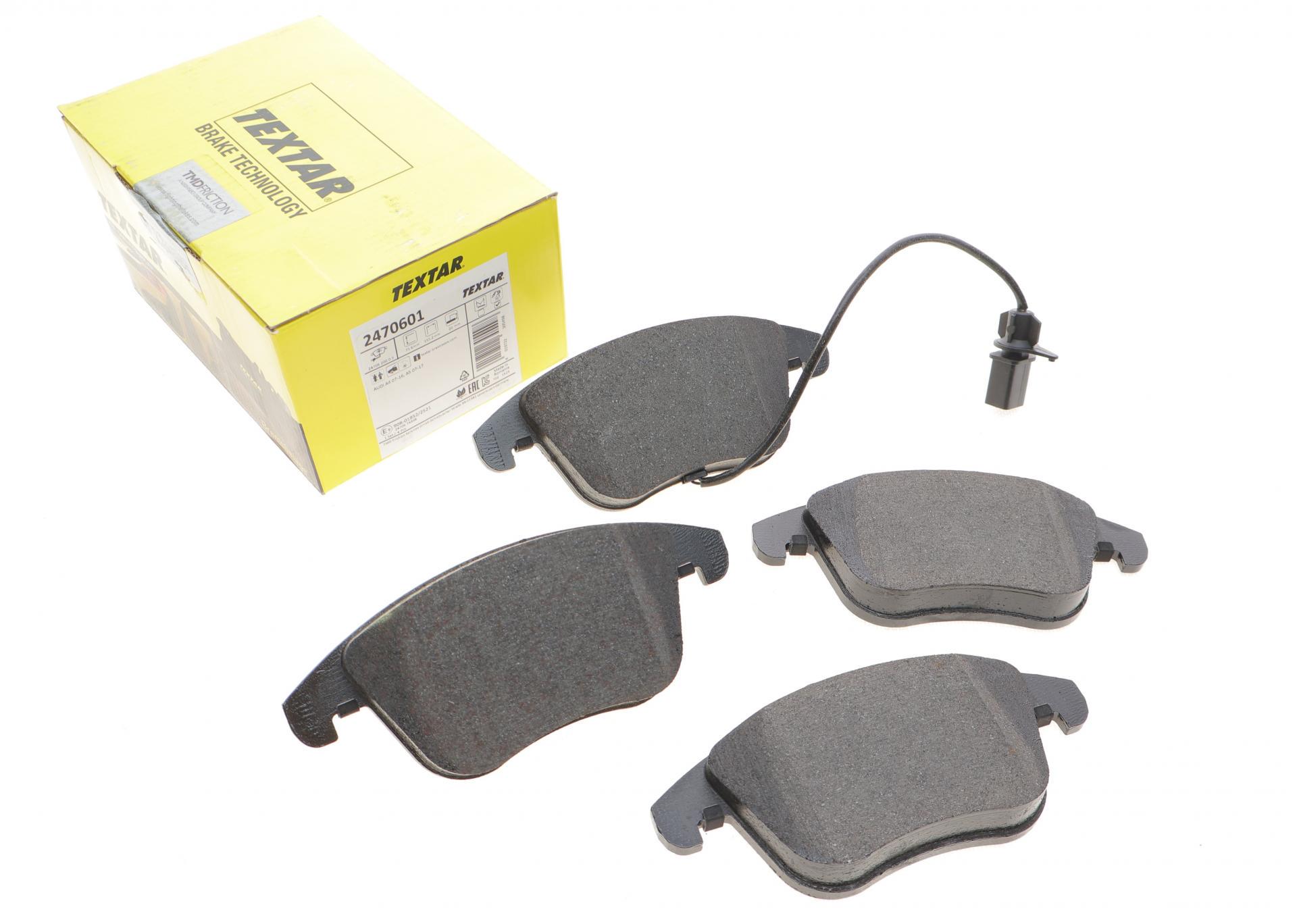 Тормозные колодки передние TEXTAR для Audi A4/A5 07-Teves Q+ с датчиком (2470601)