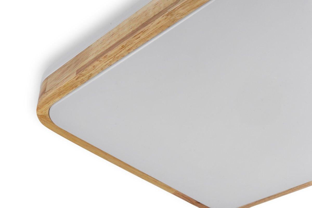 Потолочный светильник Vestum GLOW матовый 60W 3000К-6500К с ДУ 391х391х65 мм Акация - фото 2