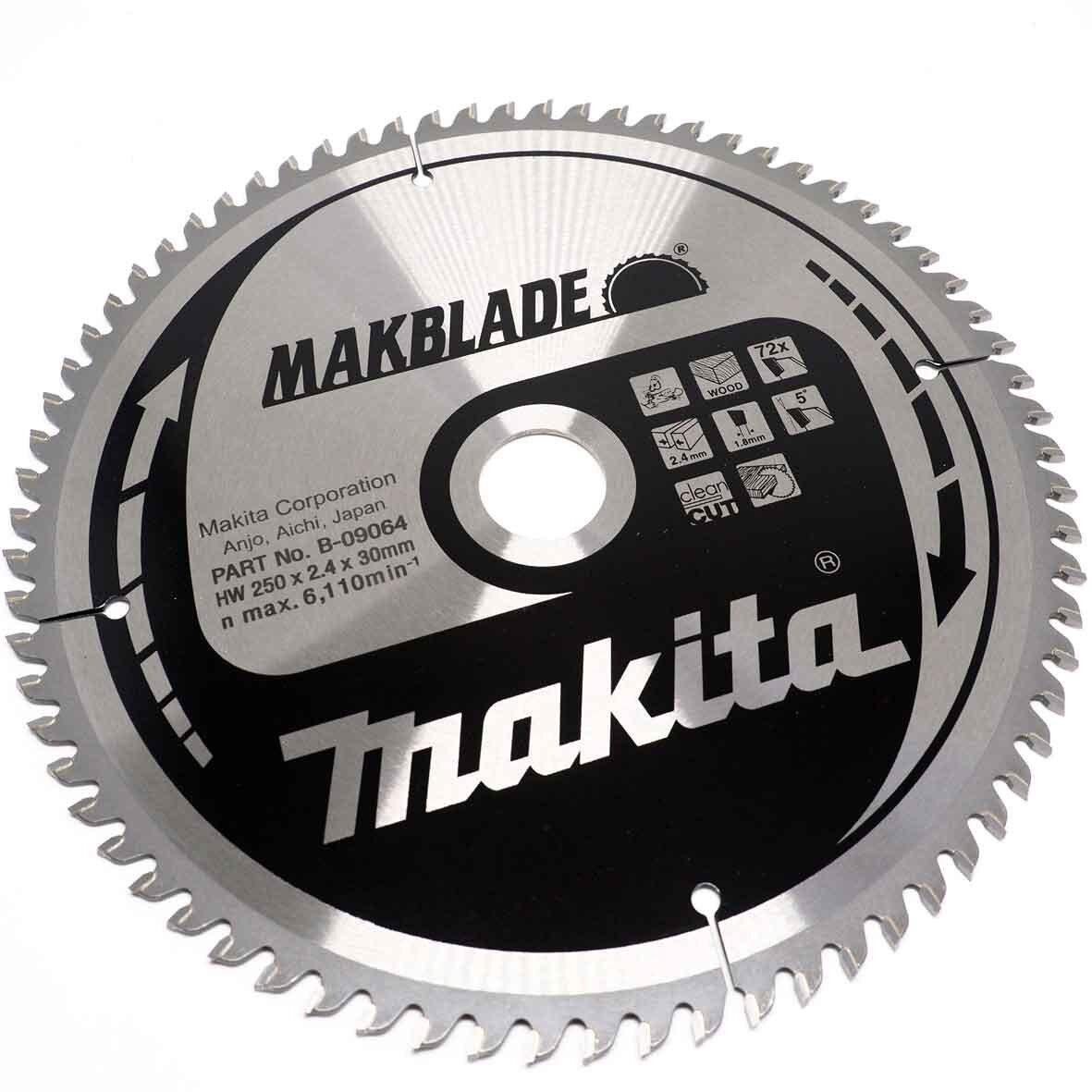 Диск пильный по дереву Makita Makblade 250х30 мм 72T