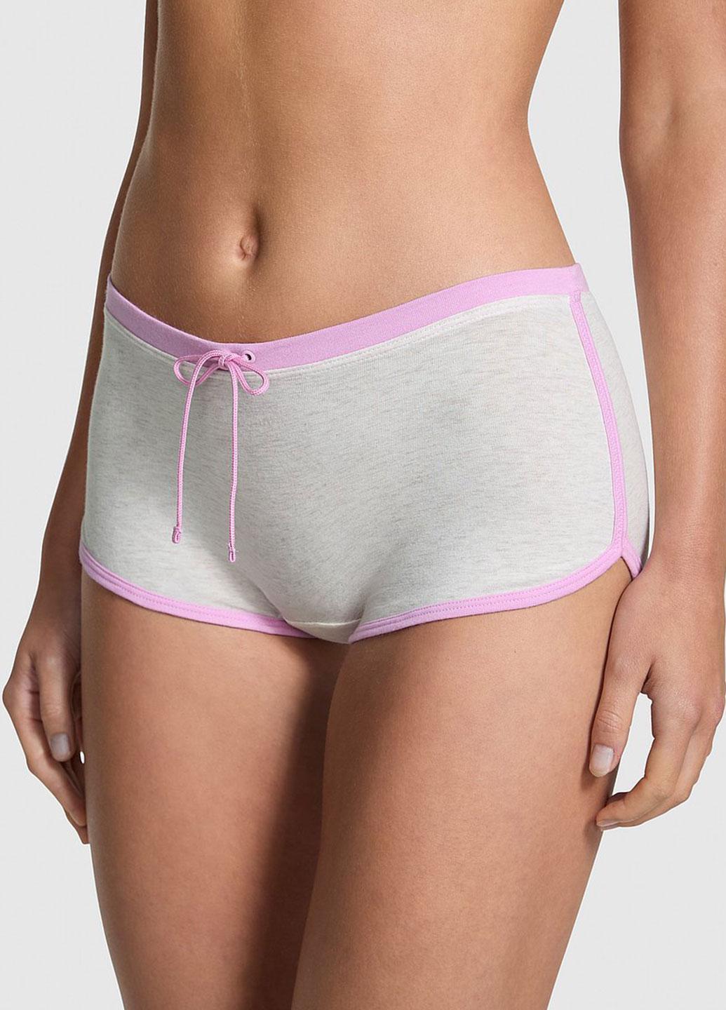 Трусики Victoria's Secret L Сірий (1440000425412SEQL) (123481912)