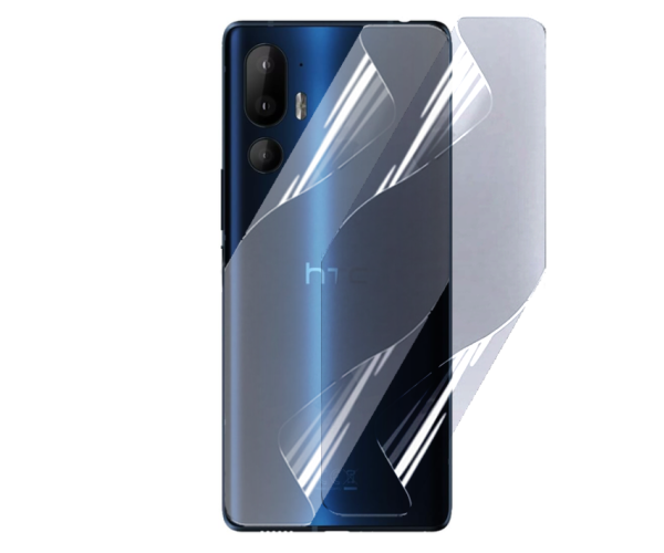 Противоударная гидрогелевая пленка Hydrogel Film для HTC U24 Pro на заднюю панель, Transparent