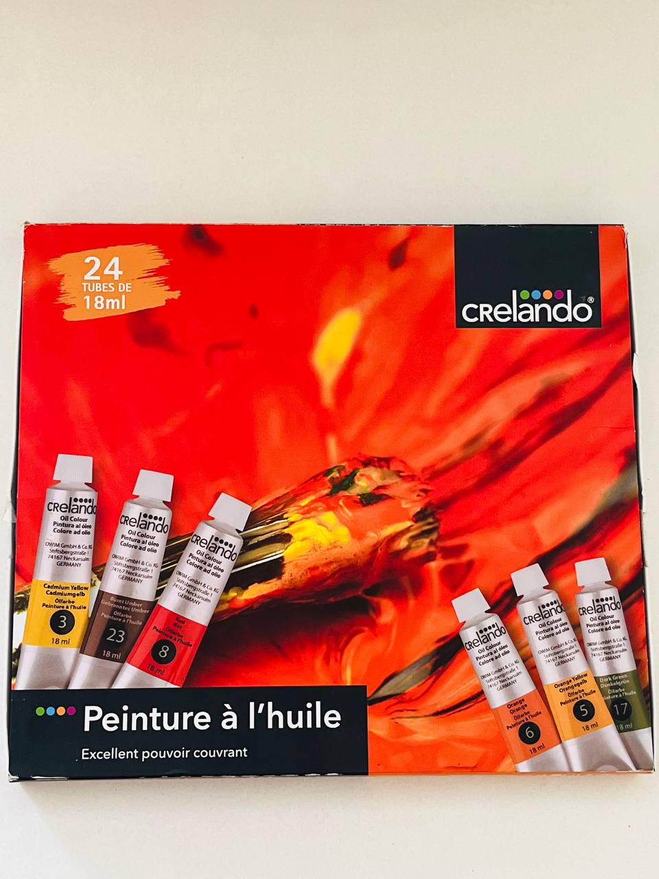 Олійні фарби Crelando 18 мл 24 тюбики - фото 2 Олійні фарби Crelando 18 мл 24 тюбики - фото 2