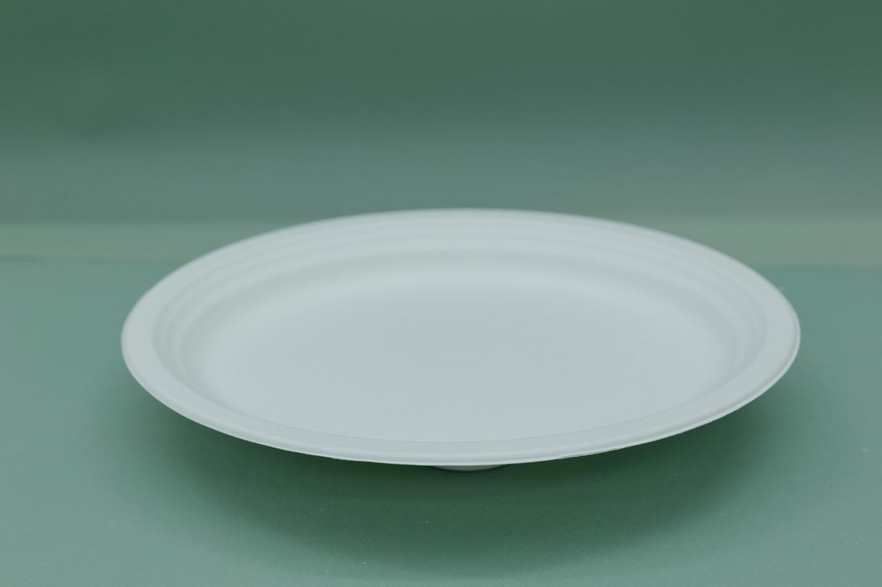 Одноразовая тарелка овальная 32х25,5 см 125 шт. - фото 2