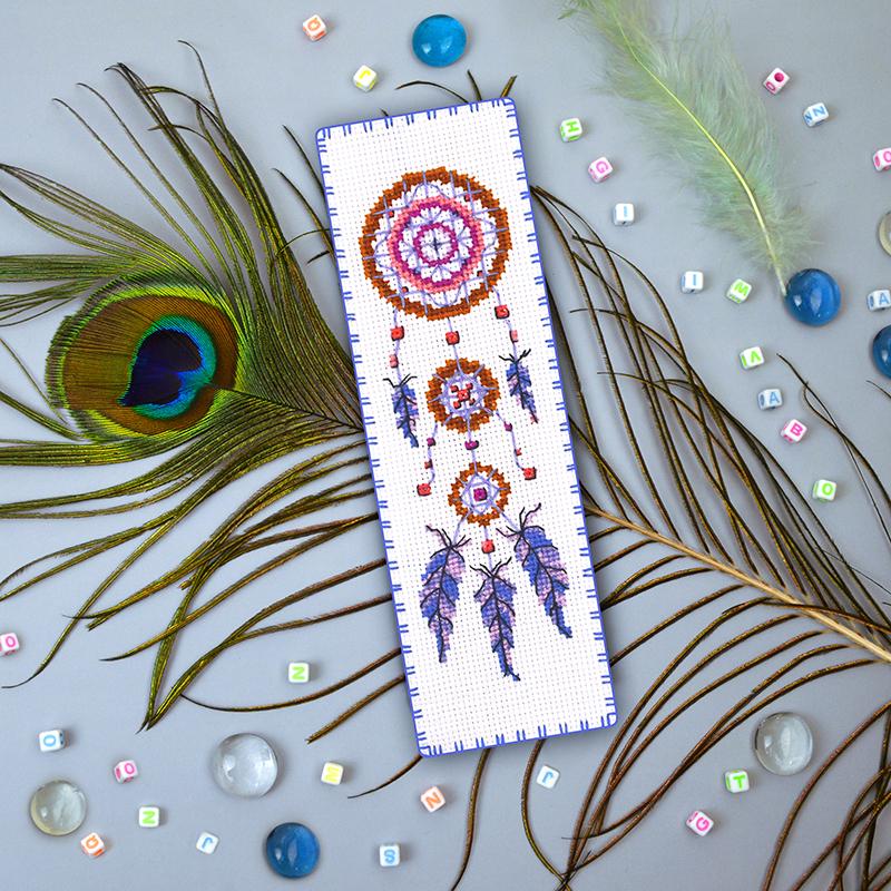 Набор для вышивки закладки Ловец снов (984)