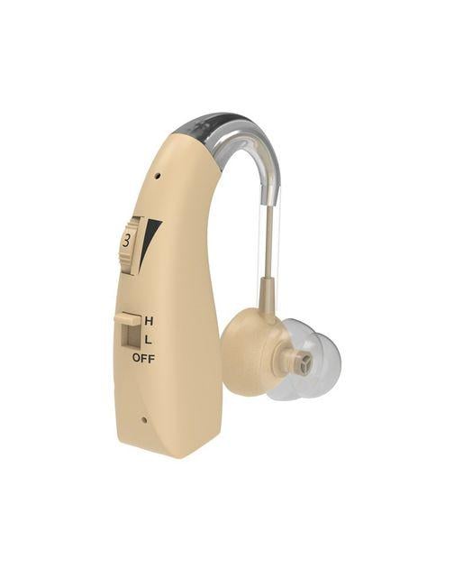 Підсилювач слуху VivaPhon акумуляторний завушний Бежевий (J-968)