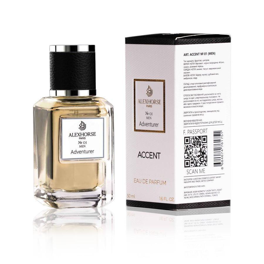 Парфюмерная вода Alex Horse для мужчин Adventurer ACCENT 50 мл (AA-001)
