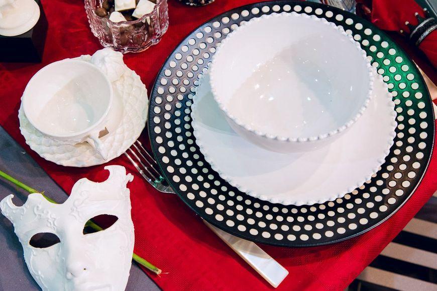 Тарілка підставна Bastide Galaxy з кераміки із сучасним дизайном 31 см Чорний (269059-1) - фото 6