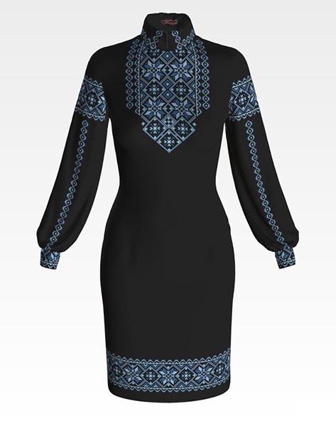 Заготовка женского платья ПЛ067 Звезда для вышивки бисером и нитками из домотканого полотна Черный (ПЛ067дЧ) Заготовка женского платья ПЛ067 Звезда для вышивки бисером и нитками из домотканого полотна Черный (ПЛ067дЧ)