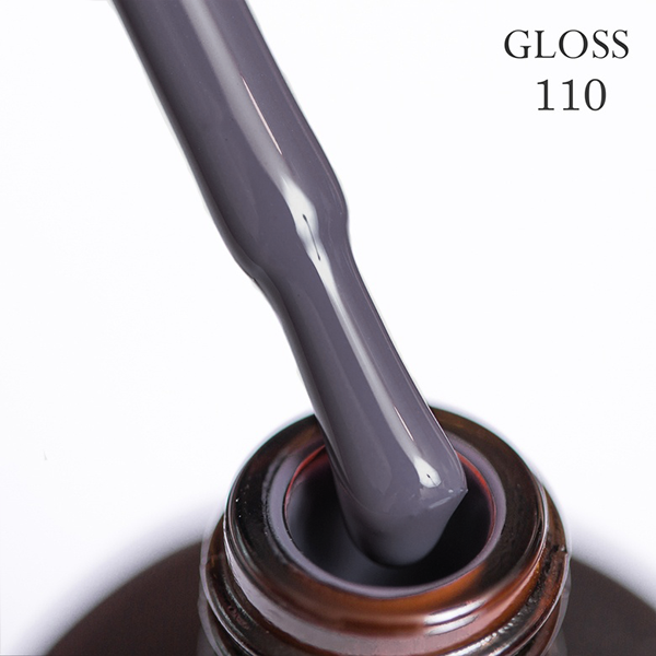 Гель-лак GLOSS 110 11 мл Темно-серо-фиолетовый (498935)
