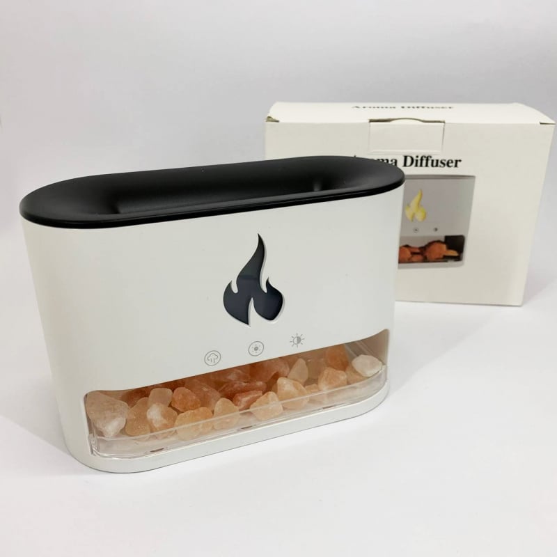 Увлажнитель воздуха/ночник-лампа UKC Docsal Flame 3в1 White (tf7505) Увлажнитель воздуха/ночник-лампа UKC Docsal Flame 3в1 White (tf7505)