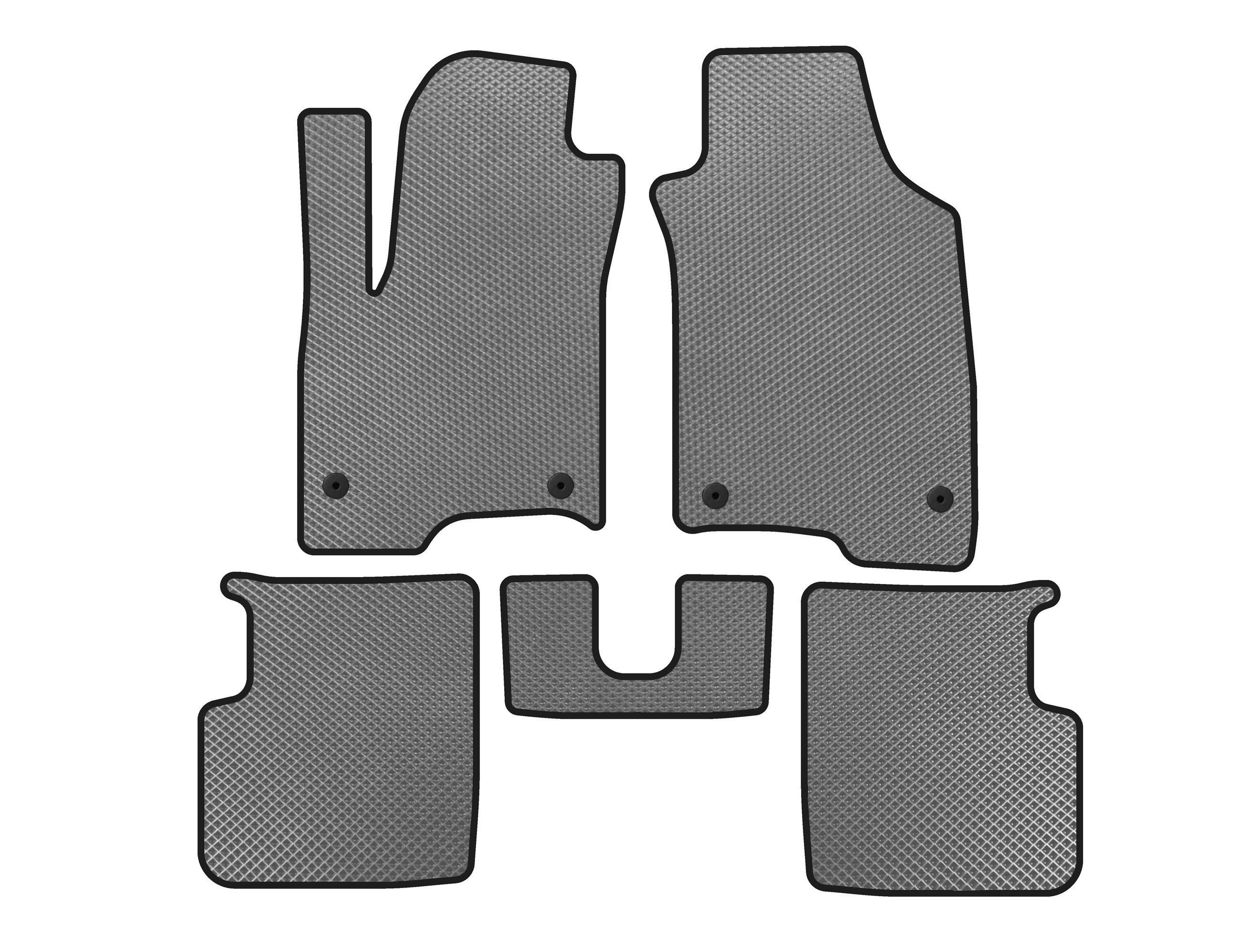 Коврики Digital Designs EVA для Fiat Panda 2011-2023 гг. этилвинилацетат Серый (143036)