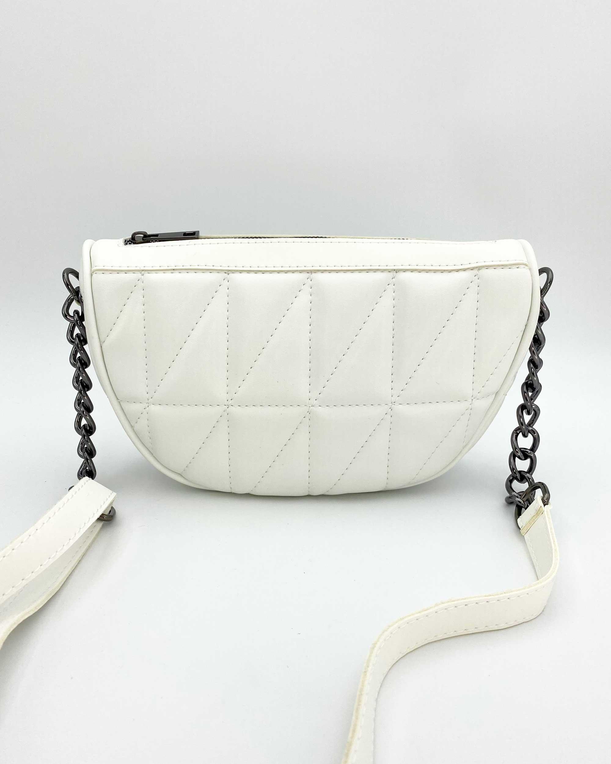 Сумка женская Welassie кросс-боди экокожа стеганая Белый (wel-65100)