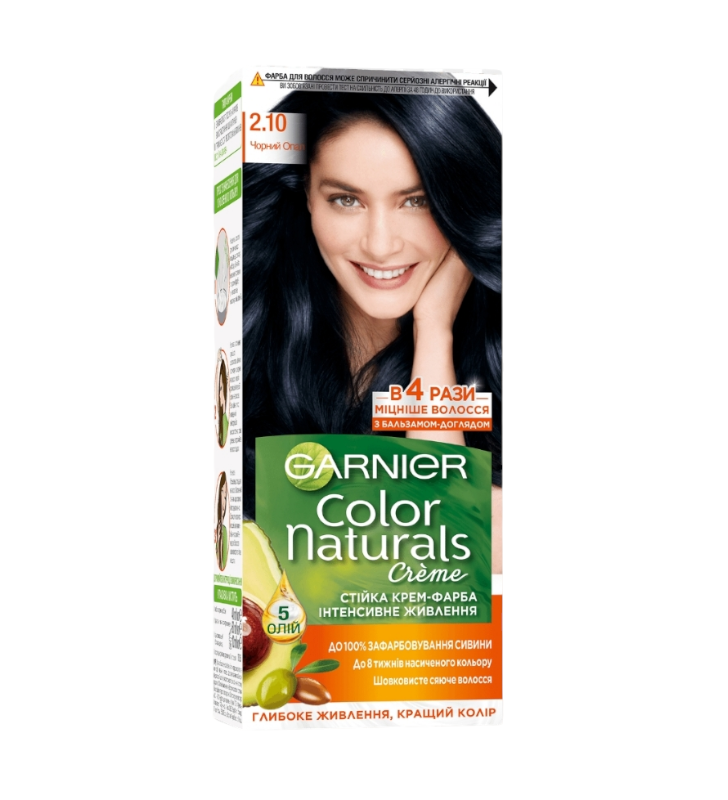 Краска для волос Garnier Color Naturals 2.10 Черный опал