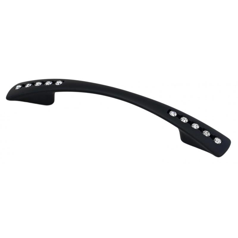 Ручка мебельная OZKM Sembol 5308-012 96 мм Матовый черный Ручка мебельная OZKM Sembol 5308-012 96 мм Матовый черный