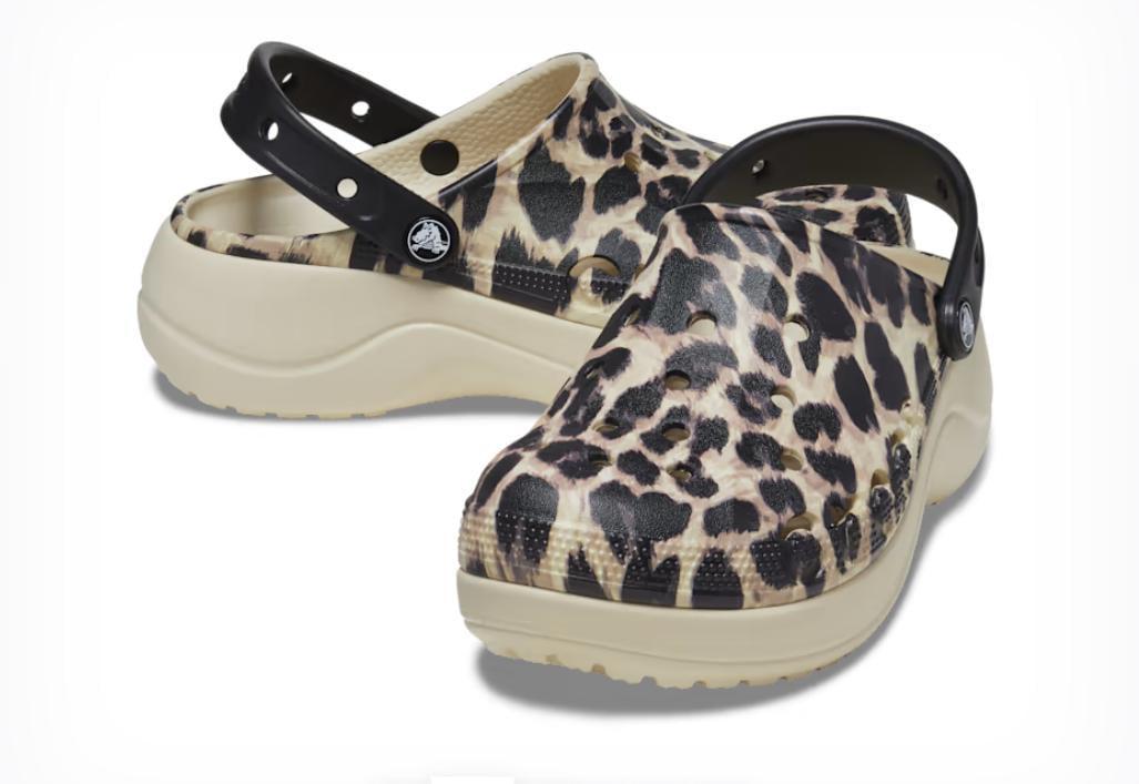 Сабо женские Crocs Baya Platform Printed Clog M4W6 р. 36 23 см Leopard (208712) Сабо женские Crocs Baya Platform Printed Clog M4W6 р. 36 23 см Leopard (208712)