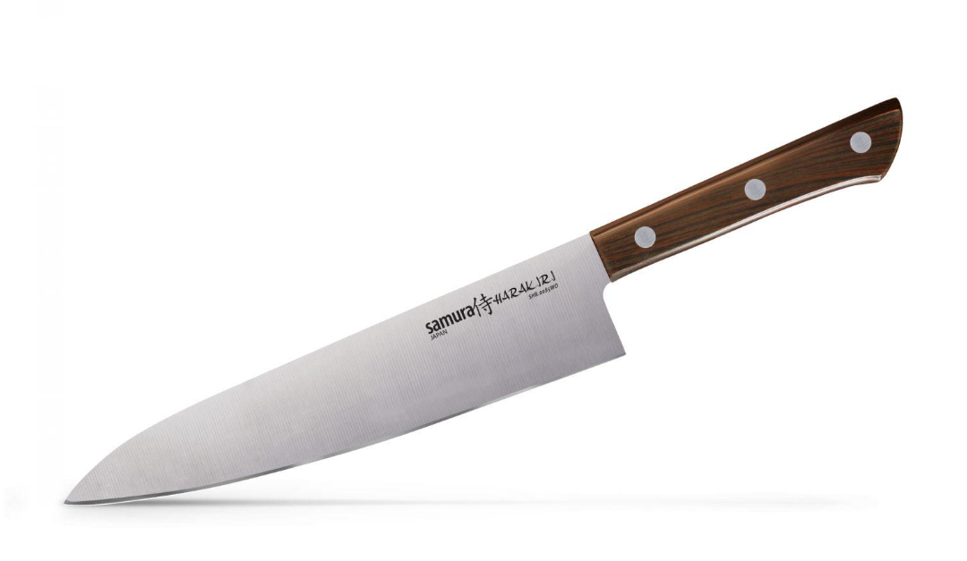 Нож кухонный Samura Harakiri Wood SHR-0085WO 208 мм