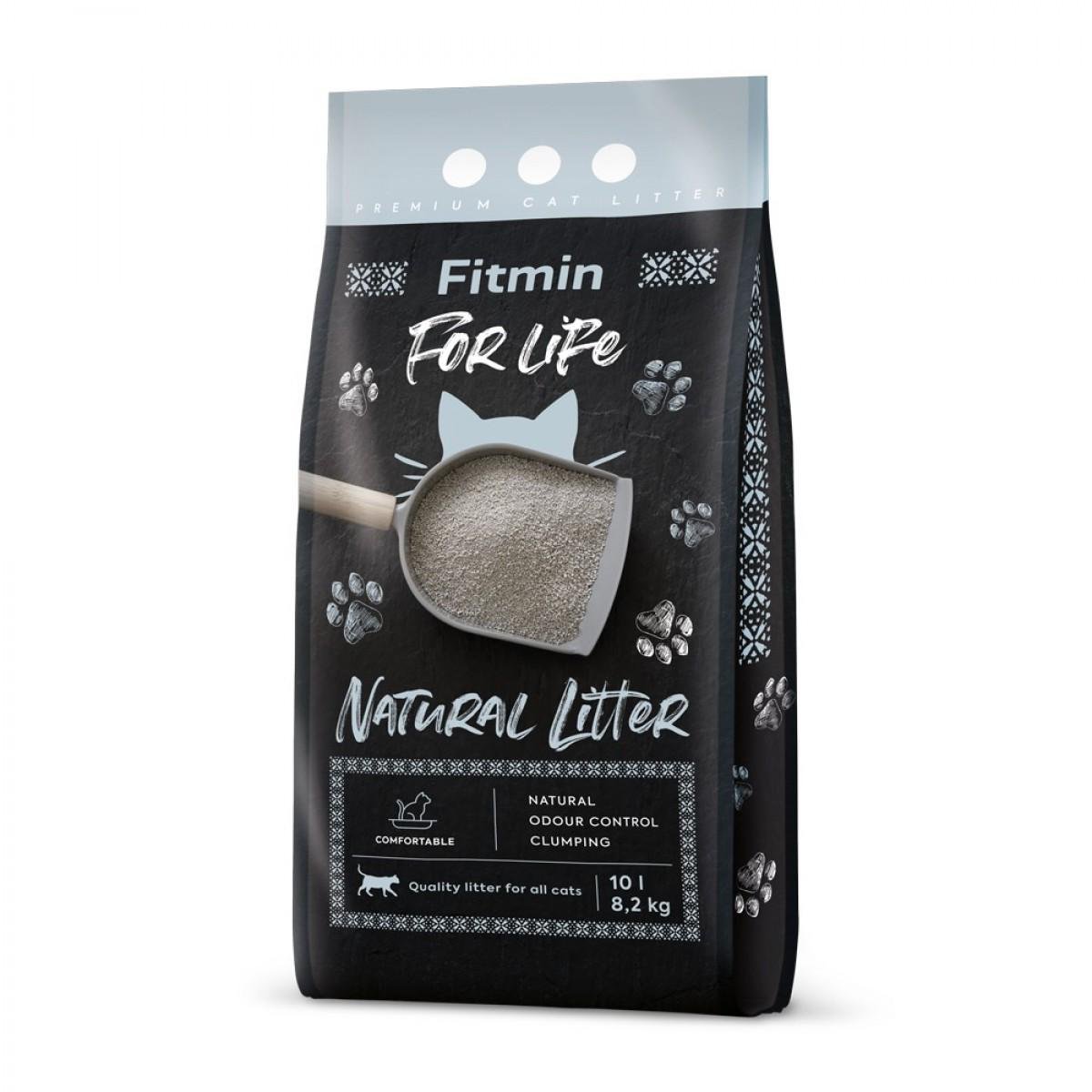Наполнитель для кошачьего туалета Fitmin cat For Life NATURAL LITTER 10 л 8,2 кг (A-008764)
