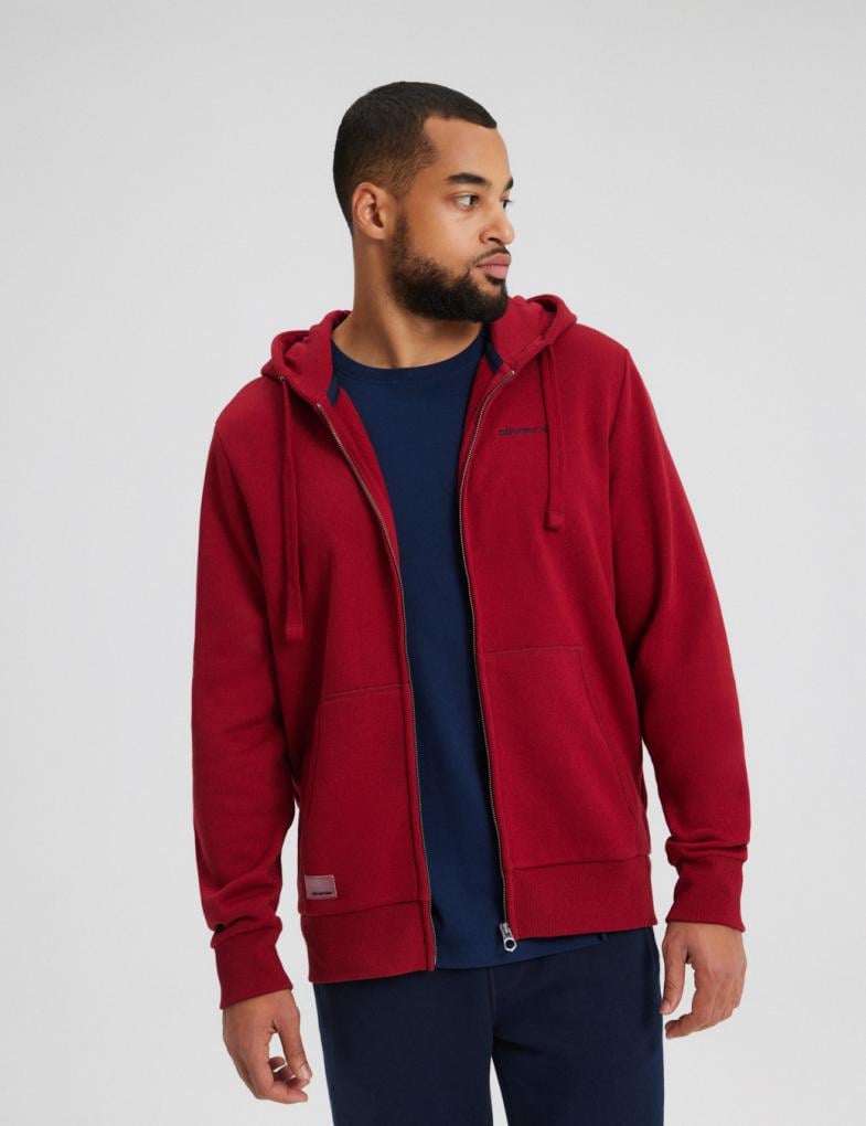 Толстовка чоловіча Diverse REVEGAS ZIP 241 S Бургунді (5902598948694)