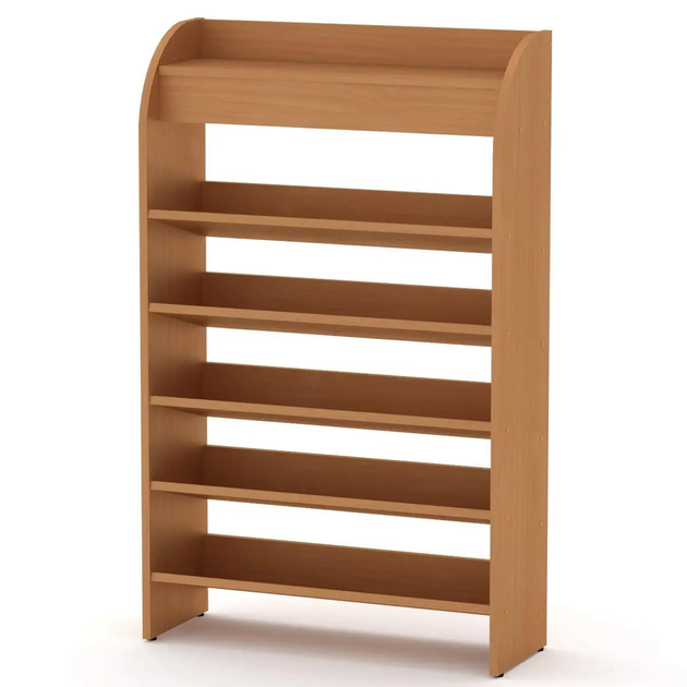 Тумба под обувь Компанит SC-10 70х25х114 см Бук (28458046) - фото 1 Тумба под обувь Компанит SC-10 70х25х114 см Бук (28458046) - фото 1