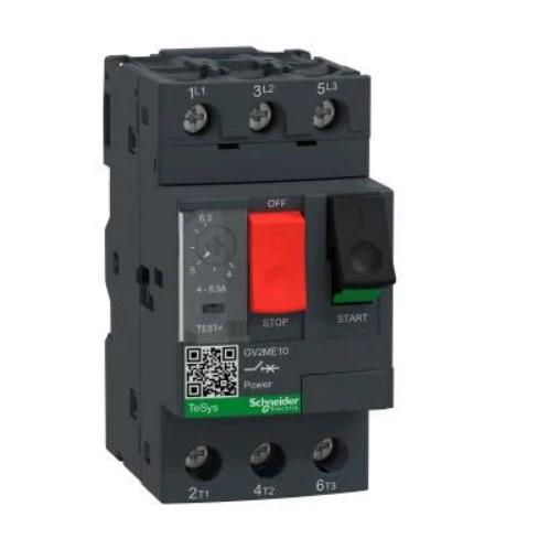 Автоматический выключатель защиты двигателя Schneider Electric 4-6,3 (GV2ME10)