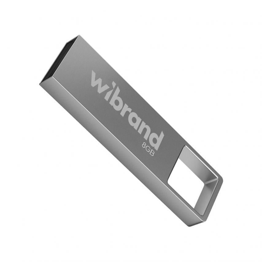 Флэш-память USB Wibrand Shark 8GB USB 2.0 Silver