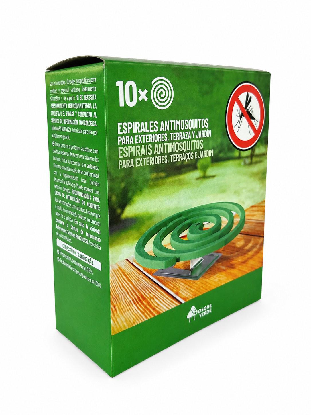 Спирали комаров для наружного использования Bosque Verde 10 шт.