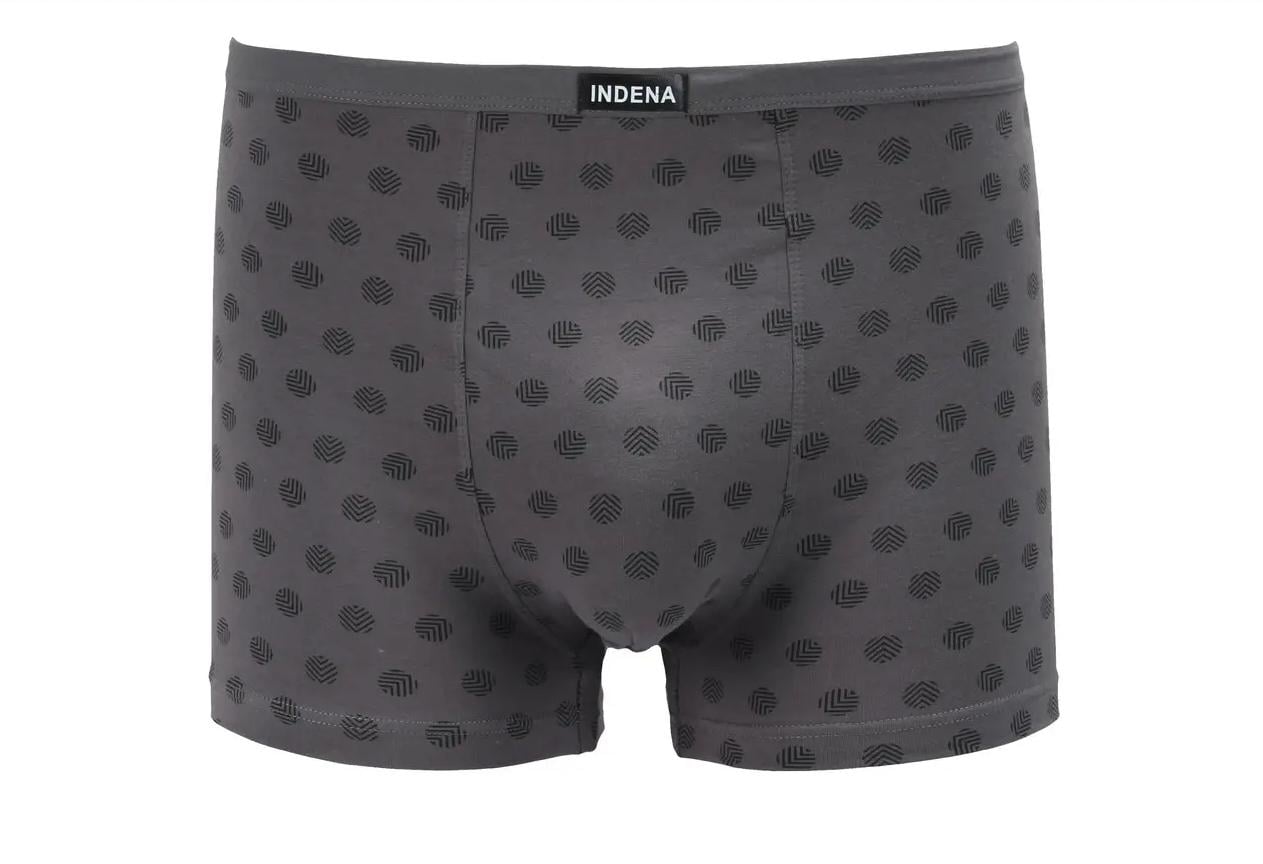 Мужские трусы INDENA Батал стрейчевые 5XL Серый (205047)
