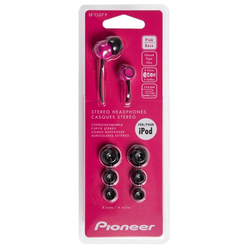 Наушники проводные вакуумные Pioneer SE/CL07/P Pink - фото 2