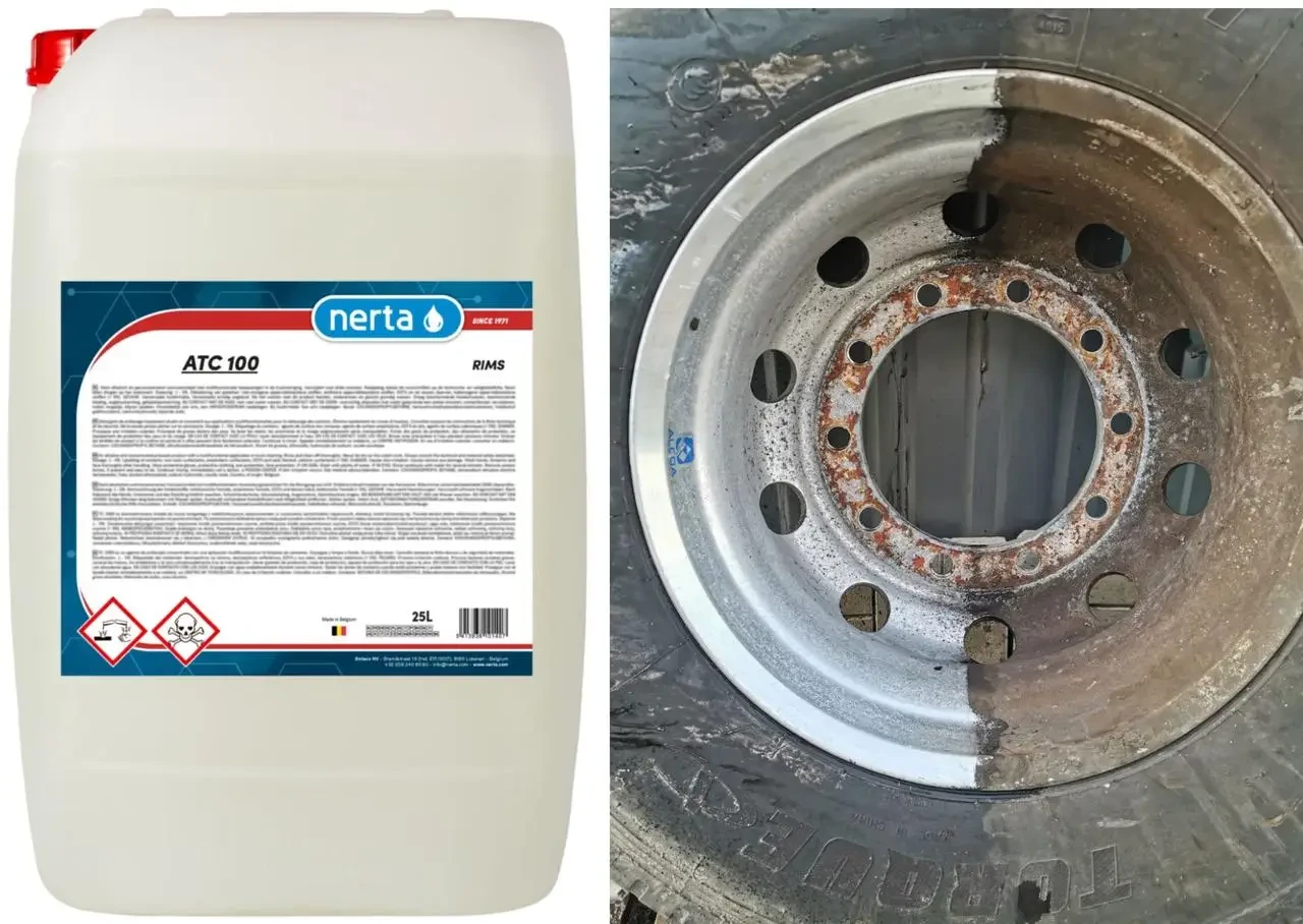Очисник кислотний колісних дисків та алюмінієвих баків для видалення стійких забруднень ATC 100 Nerta 1 л - фото 7 Очисник кислотний колісних дисків та алюмінієвих баків для видалення стійких забруднень ATC 100 Nerta 1 л - фото 7