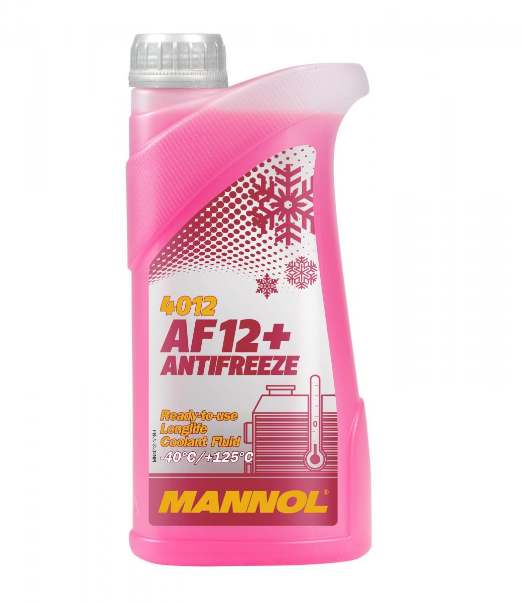 Антифриз Mannol AF12+ Longlife до-40°C 1 л Червоний (104243)