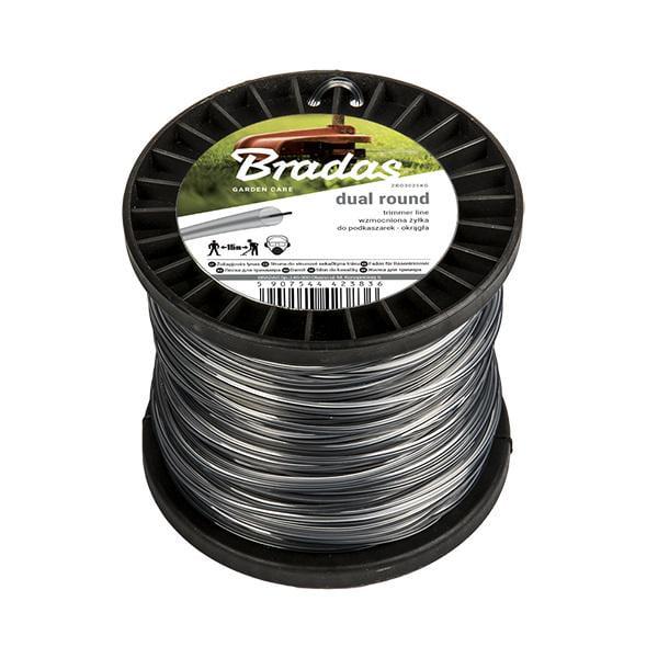 Леска для триммера Bradas Ripper Dual Круг 2,7 мм 100 м (ZRO27100S) Леска для триммера Bradas Ripper Dual Круг 2,7 мм 100 м (ZRO27100S)